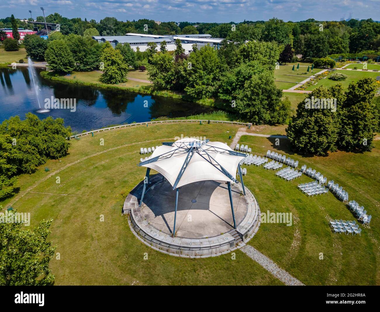 BUGA und Spreeauenpark Cottbus Stockfotografie - Alamy