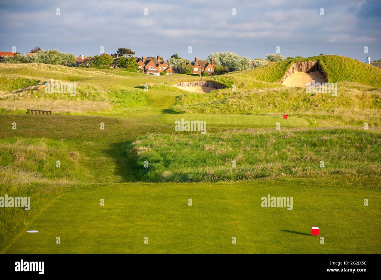 Royal Saint George's Golf Course, British Open Venue, Sandwich, Kent, England. Stockfoto