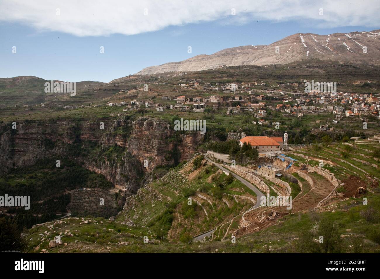 Bcharre Nordlibanon Stockfoto