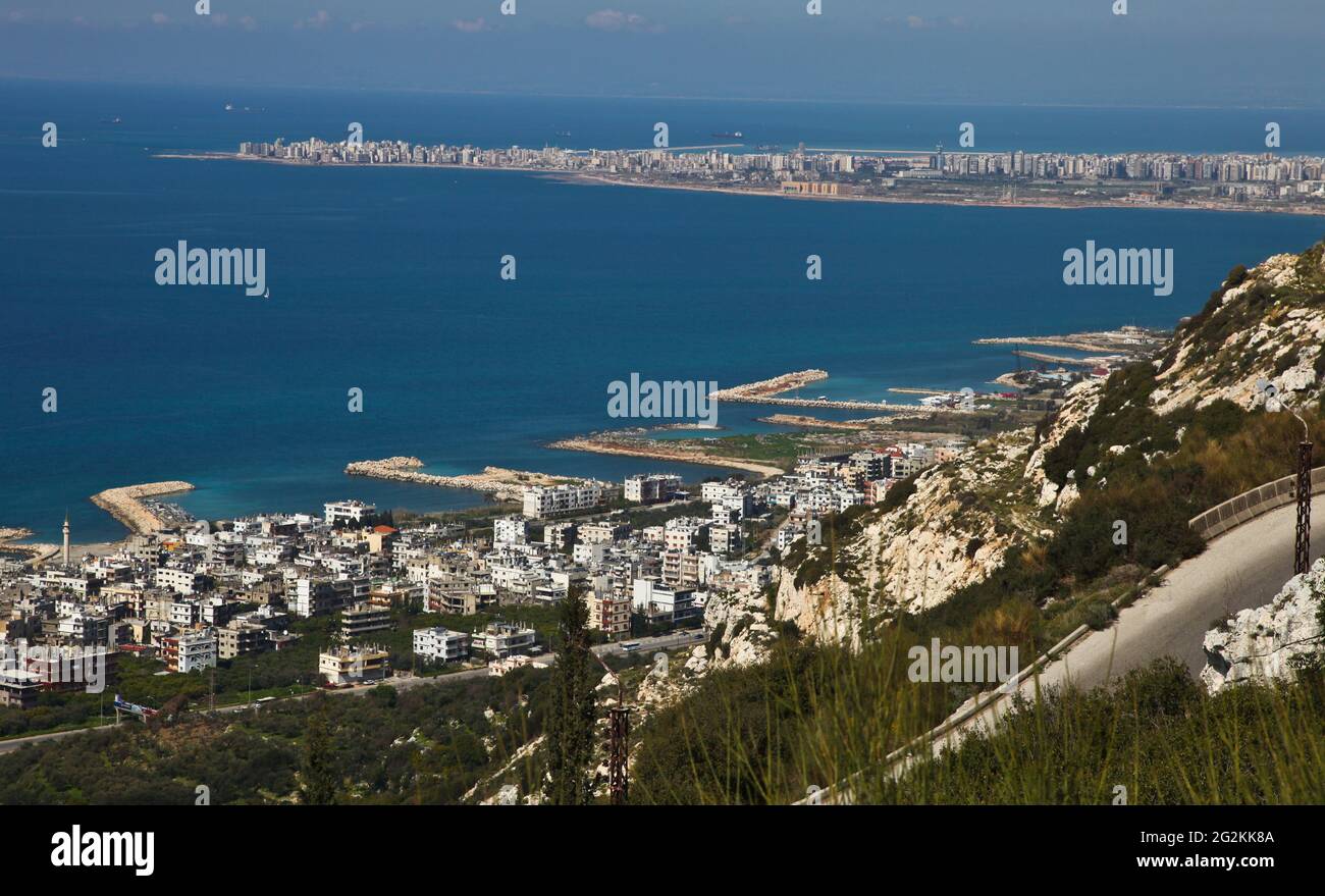Orte Des Östlichen Mittelmeerraums Stockfoto