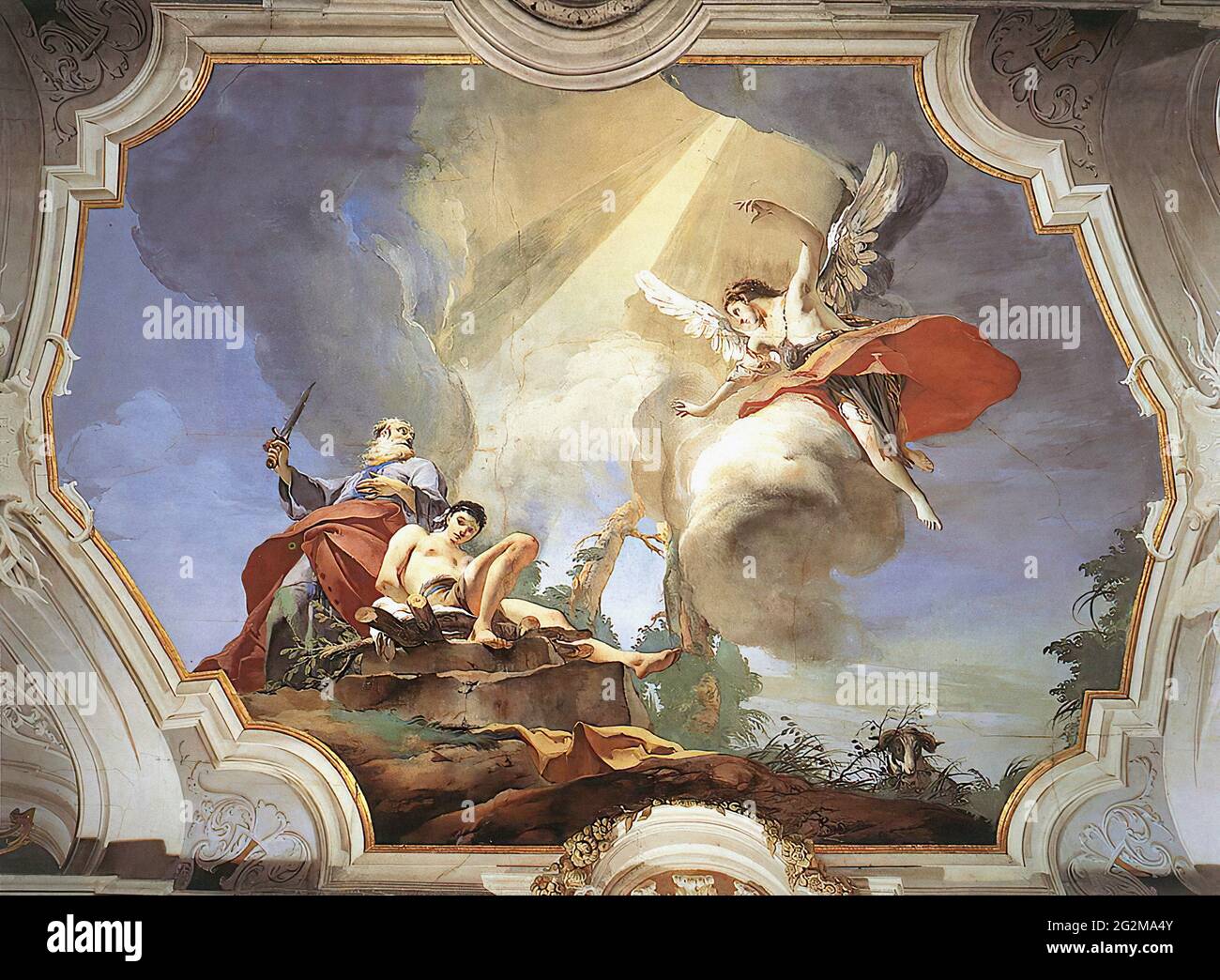 Giovanni Battista Tiepolo (1696-1770) - Opfer Isaac 1729 Stockfoto