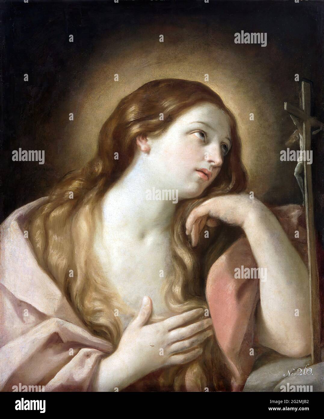 Guido Reni - Büßende Maria Magdalena Stockfoto