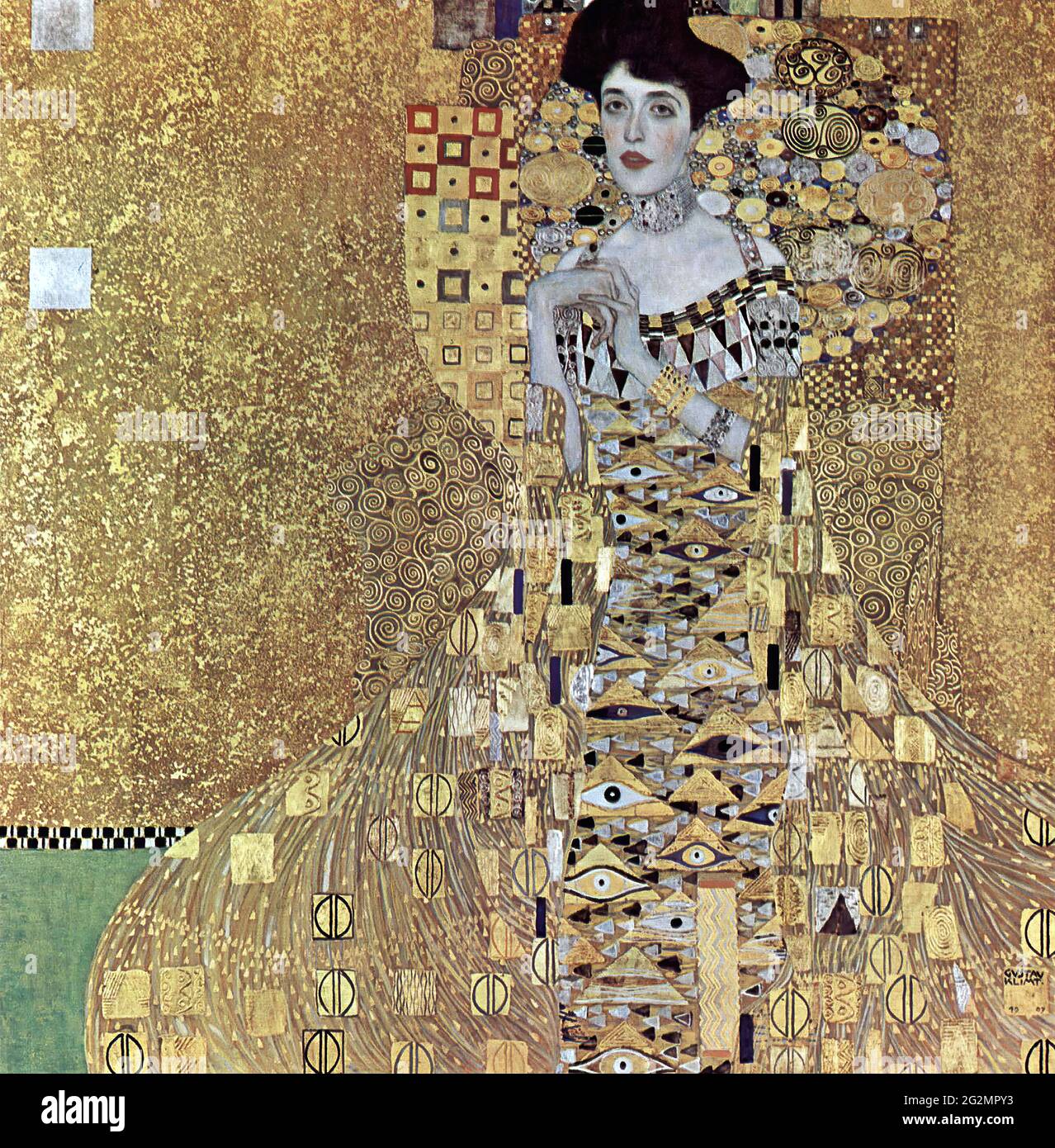 Gustav Klimt - Porträt Adele Bloch Bauer I 1907 Stockfoto