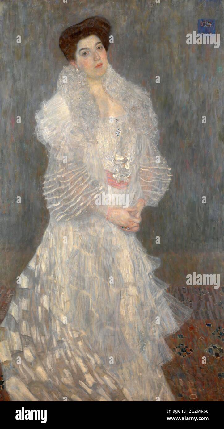 Gustav Klimt - Porträt von Hermine Gallia Stockfoto