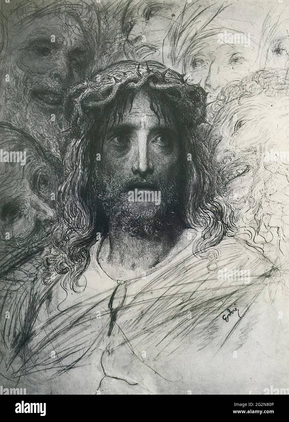 Gustave Doré - Jesus Stockfoto