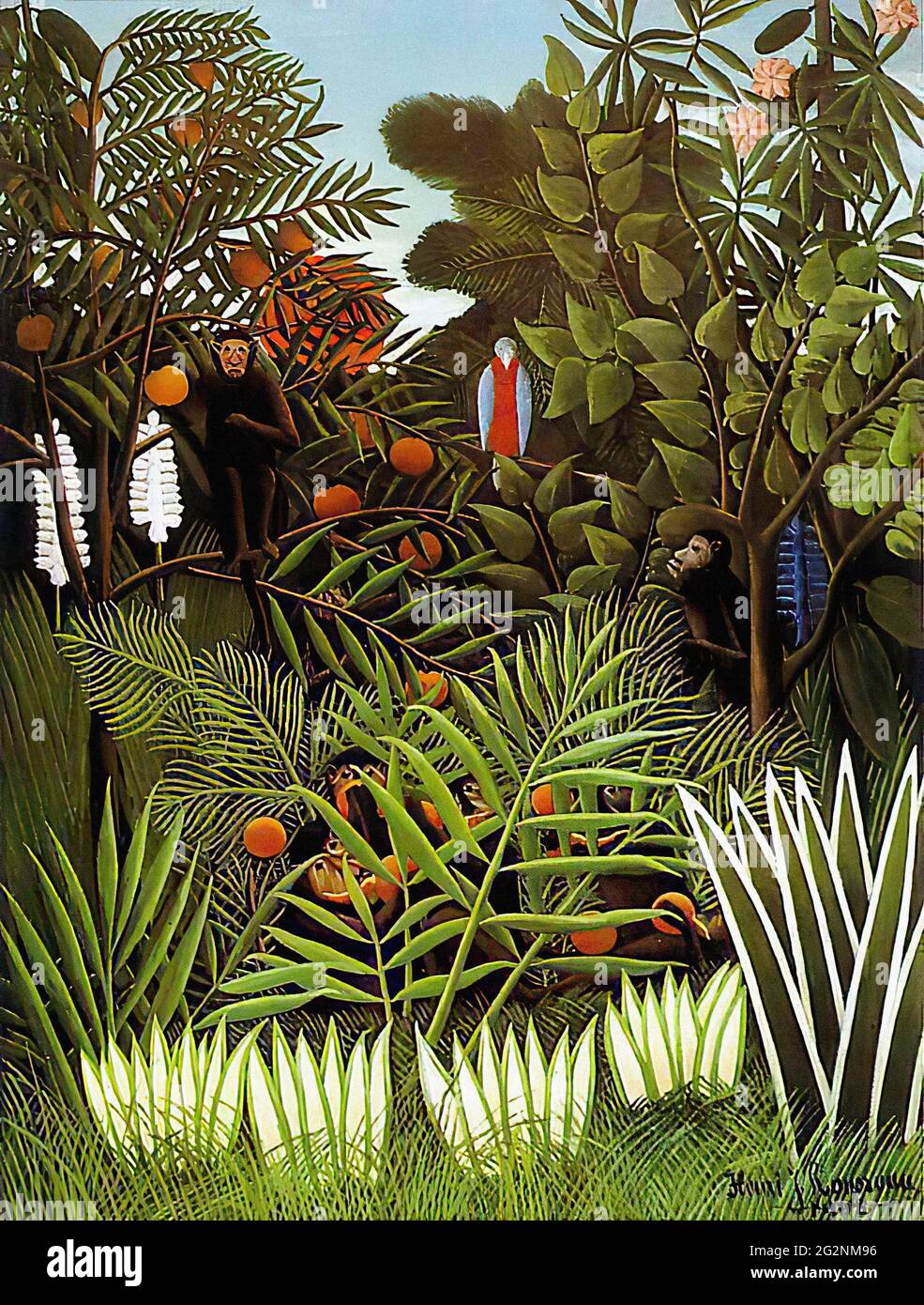 Henri Rousseau alias Le Douanier Rousseau Exotic Landscape 1908