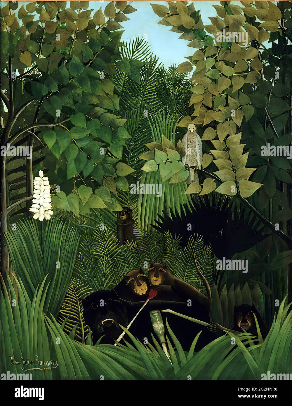 Henri Rousseau alias Le Douanier Rousseau - The Merry Jesters Stockfoto