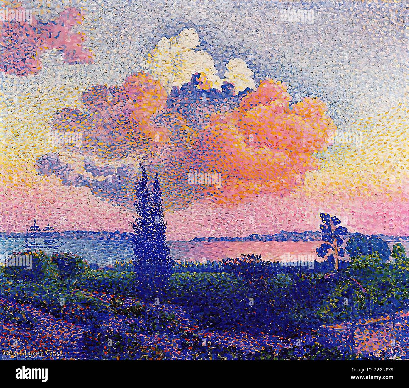 Henri-Edmond-Kreuz (1856-1910) - Pink Cloud 1896 Stockfoto