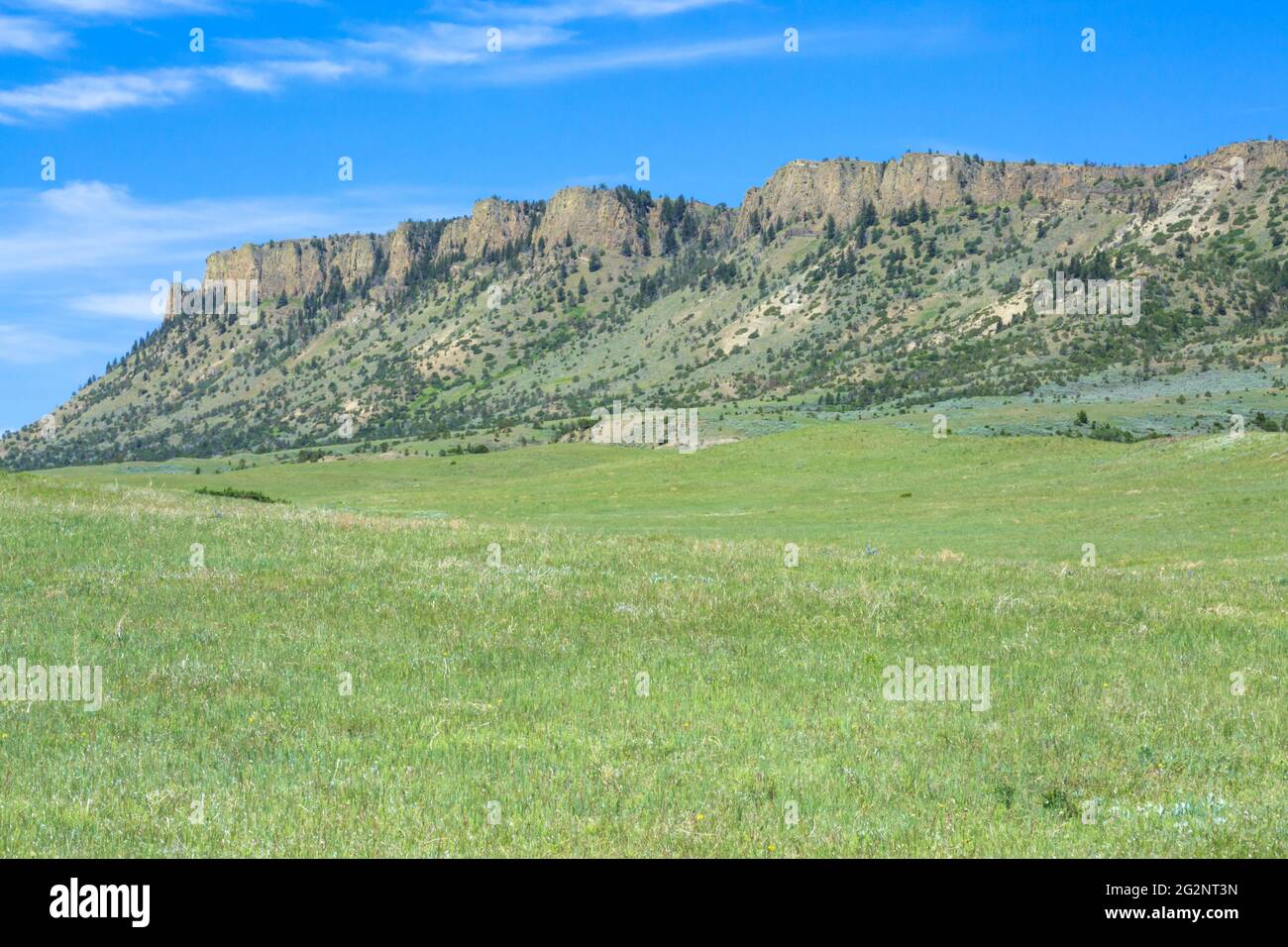Sheep Mountain in der Nähe von livingston, montana Stockfoto