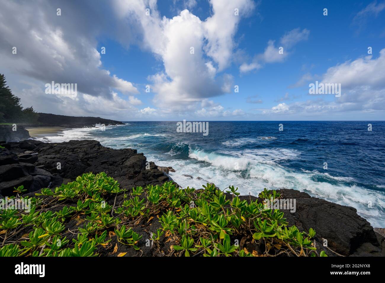 Lava Cliff Stockfoto