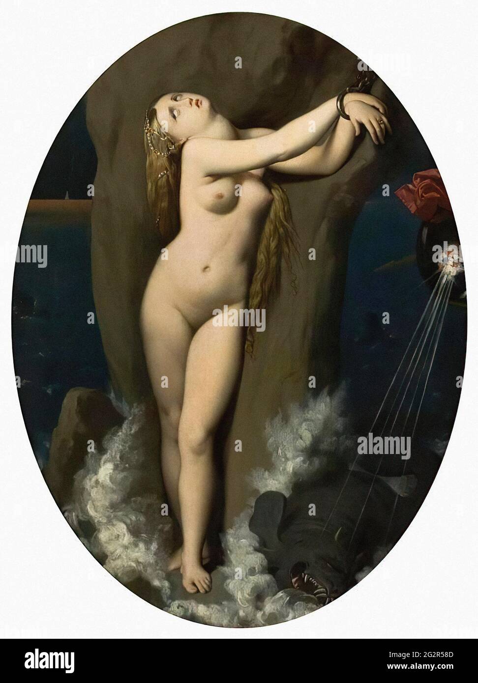 Jean-Auguste-Dominique Ingres - Angelic Chains 1859 Stockfoto