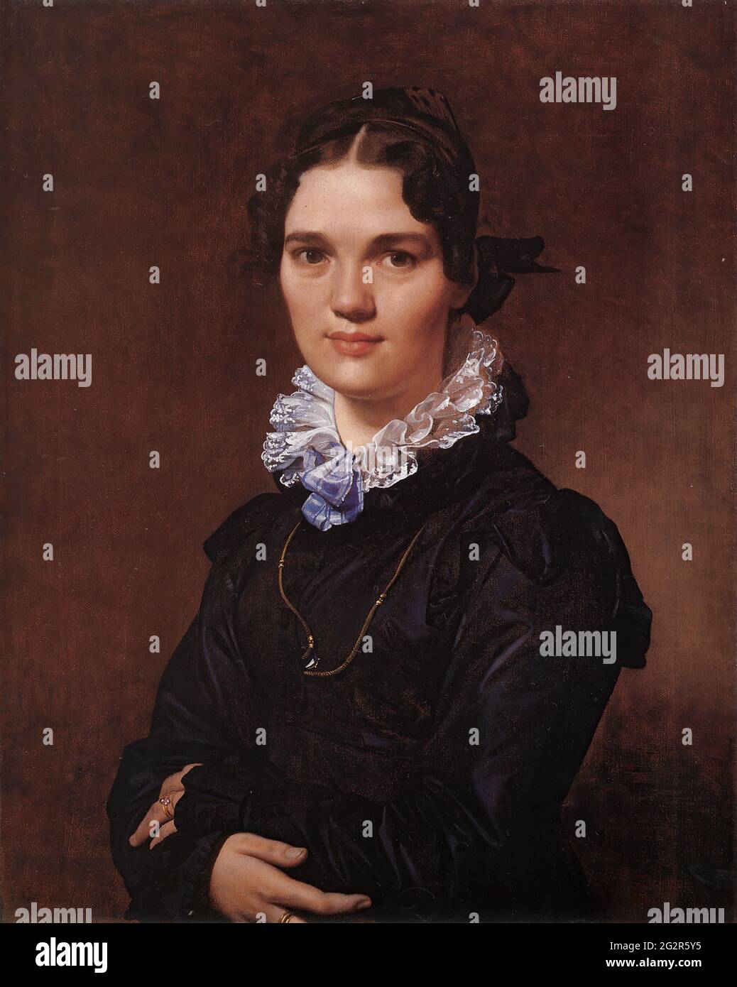 Jean-Auguste-Dominique Ingres - Mademoiselle Jeanne Gonin 1821 Stockfoto
