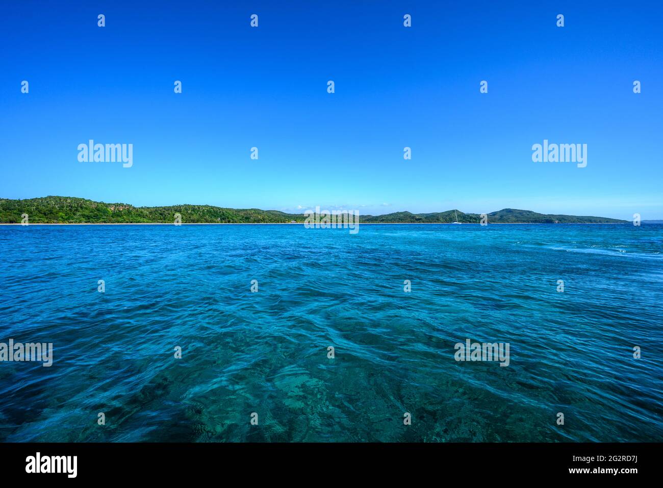 Laguna azul Stockfoto