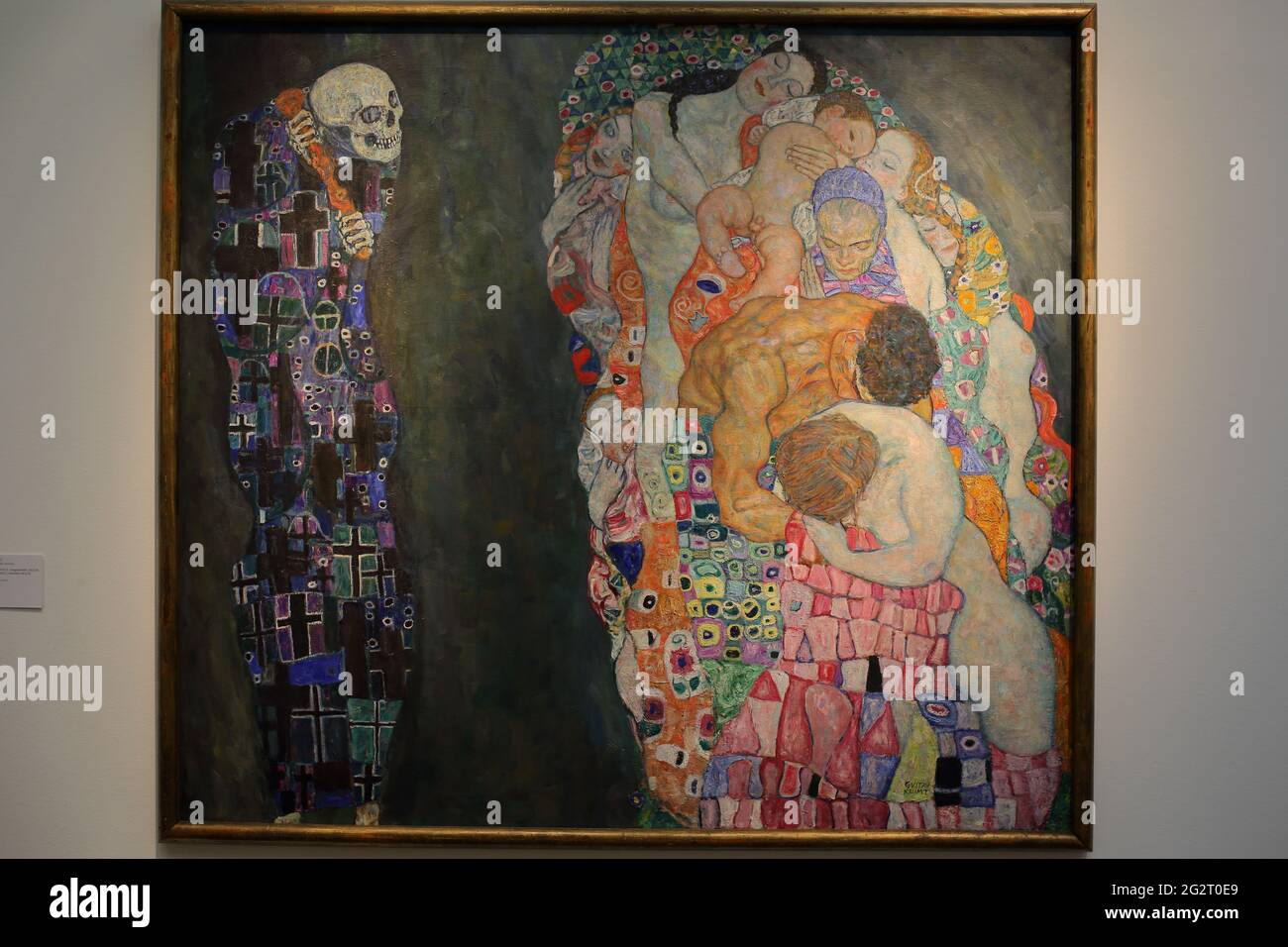 Tod und Leben (1910/1915), Gustav Klimt. Leopold Museum, Wien. Österreich Stockfoto
