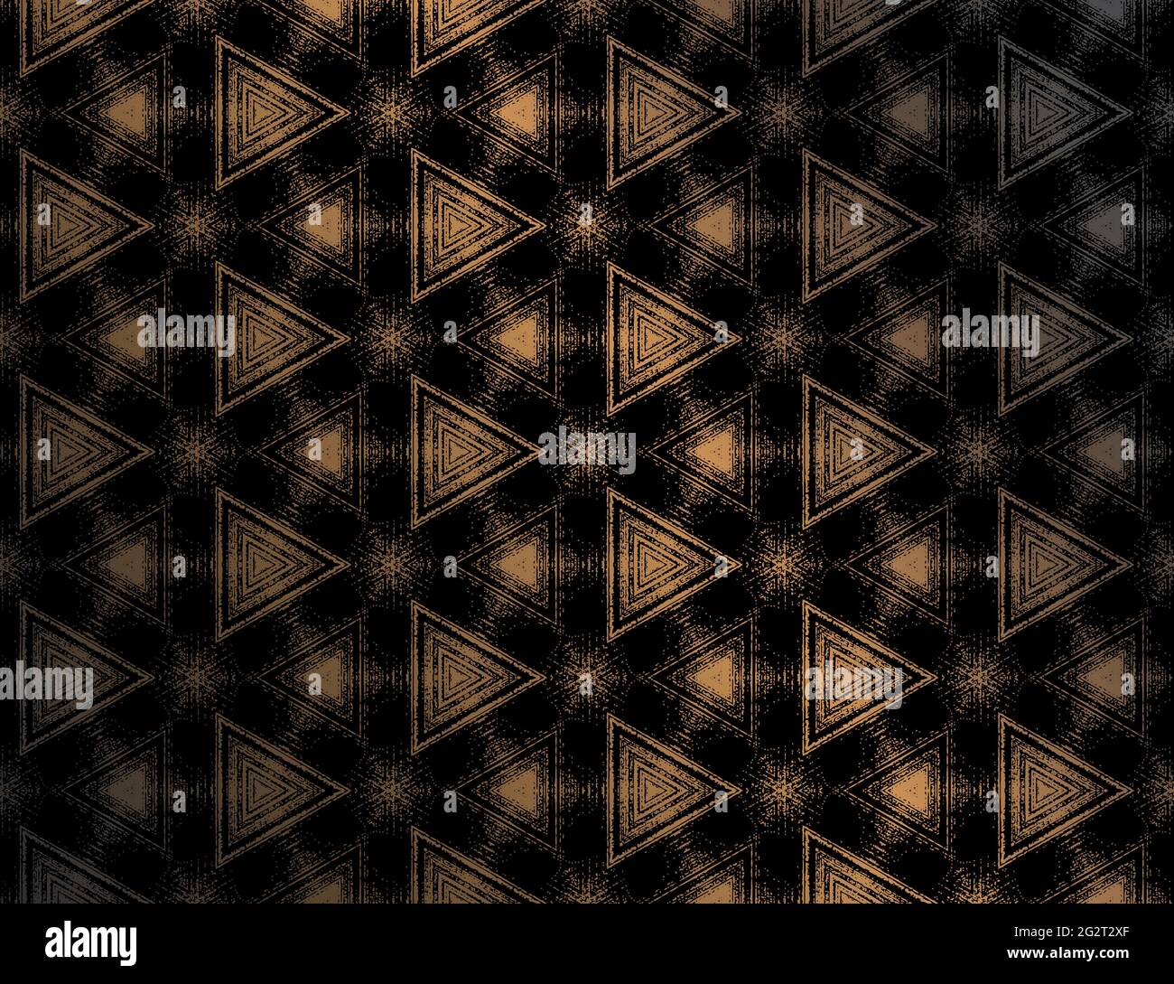 Nahtloses Schwarz-Weiß-Muster mit Kaleidoskop-Effekt. Symmetrische geometrische Ornament für Digitalpapier, Textildruck, Tapete-Hintergrund-Design. Vektorgrafik. Stock Vektor