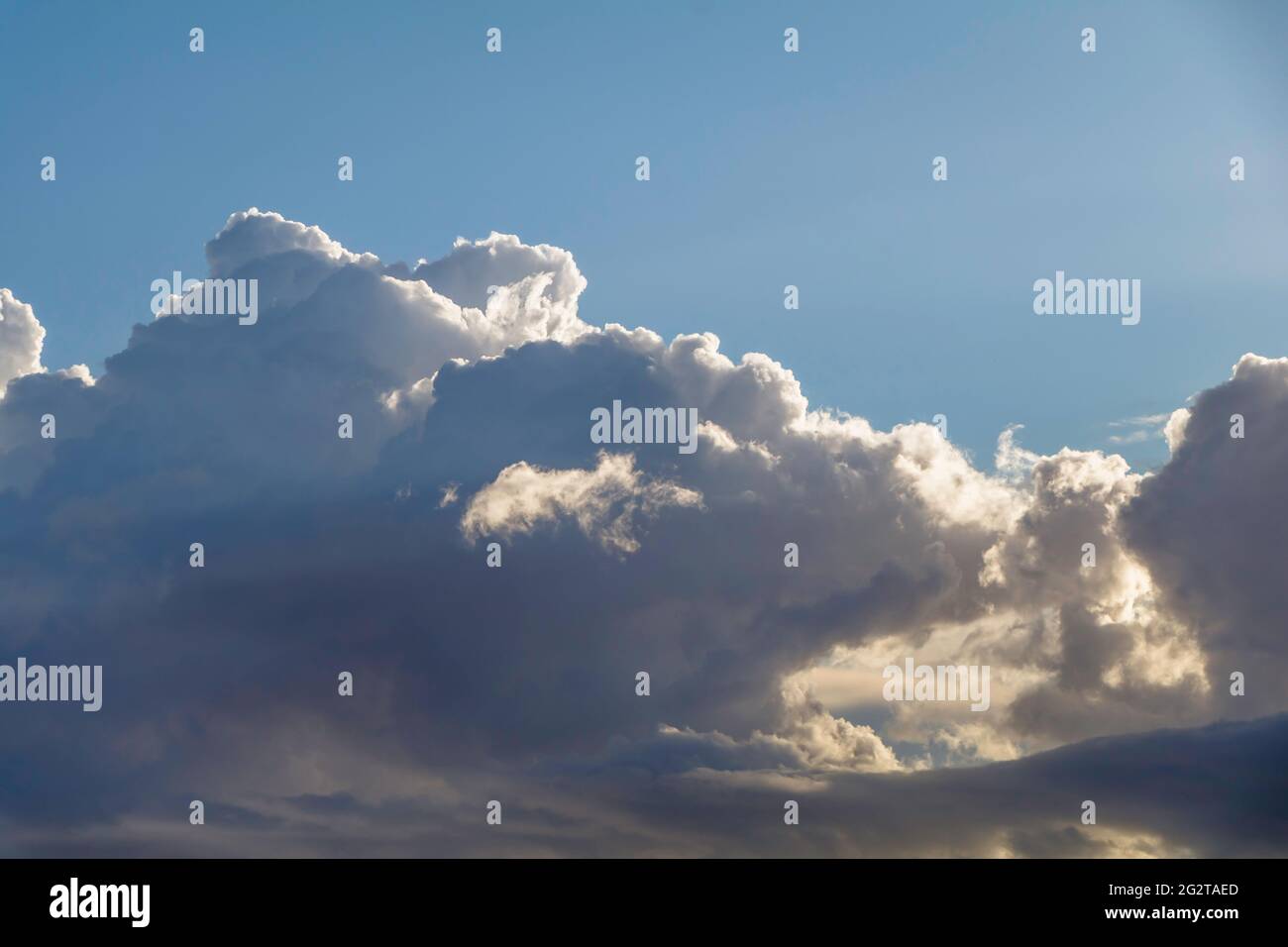 Cumulus-Wolken Stockfoto