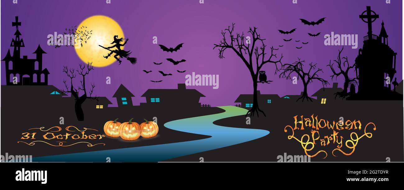 Halloween Tag Oktober 31 Stock Vektor