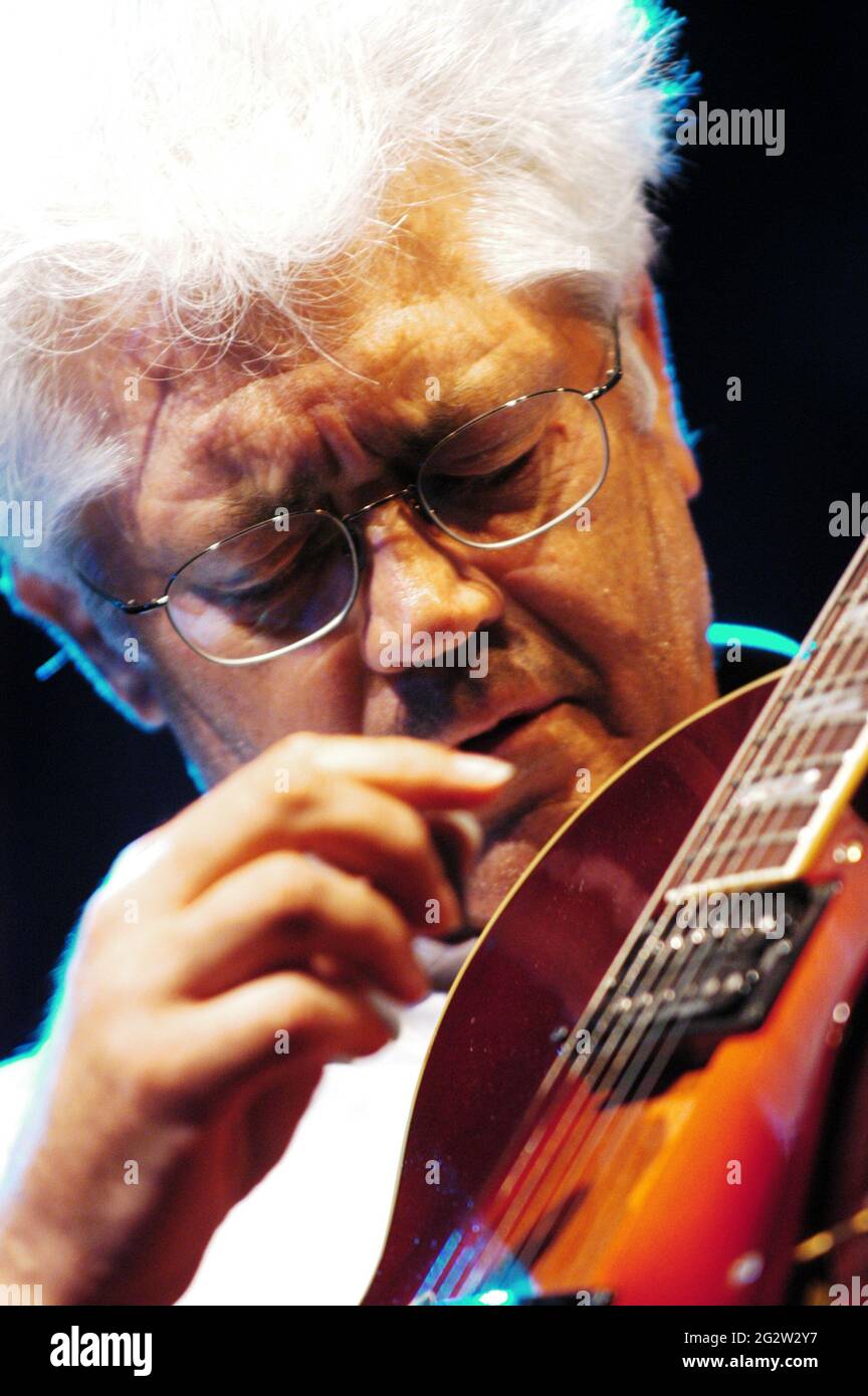 Larry Coryell Trio, Larry Coryell, Mark Egan, Danny Gottlieb, Jazz, Musik, Foto Kazimierz Jurewicz, Stockfoto