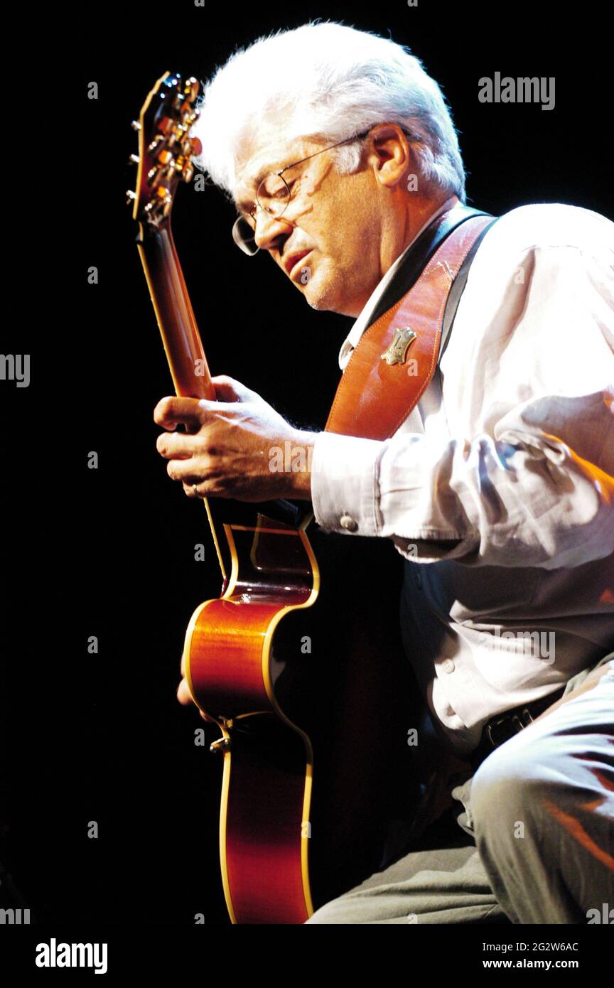Larry Coryell Trio, Larry Coryell, Mark Egan, Danny Gottlieb, Jazz, Musik, Foto Kazimierz Jurewicz, Stockfoto