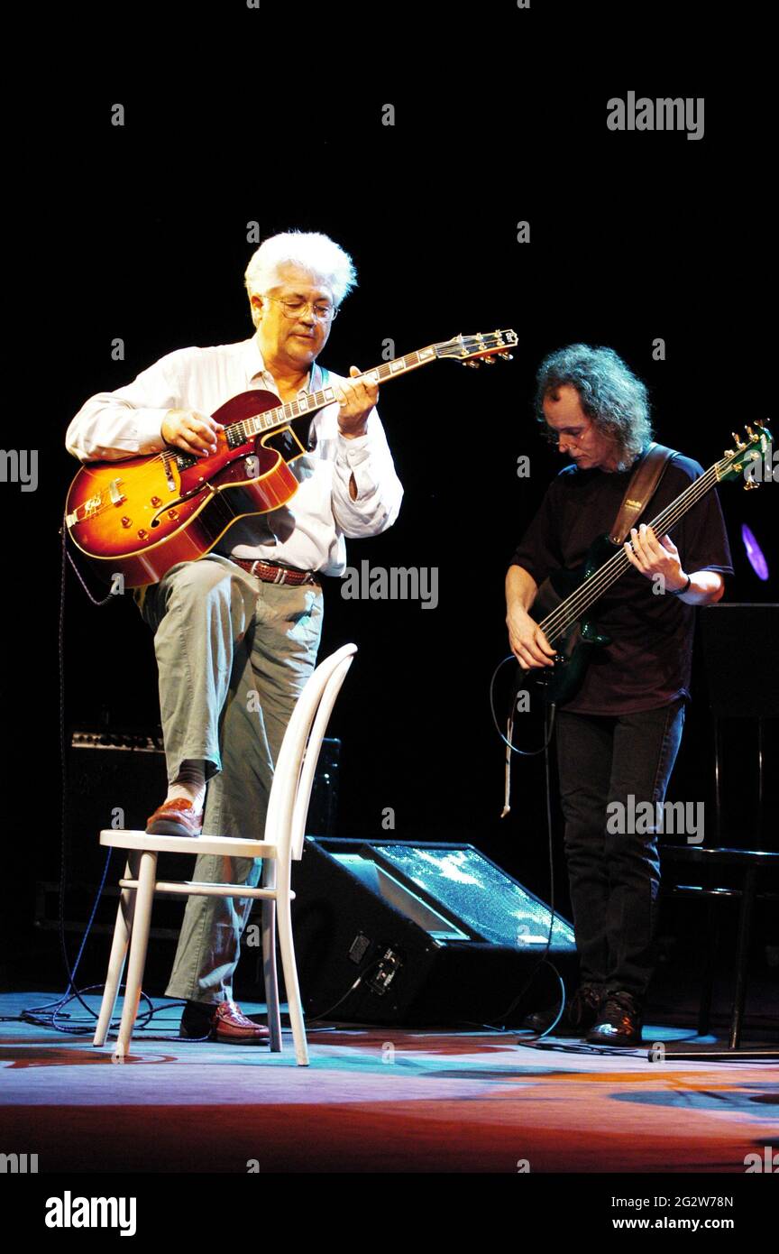 Larry Coryell Trio, Larry Coryell, Mark Egan, Danny Gottlieb, Jazz, Musik, Foto Kazimierz Jurewicz, Stockfoto