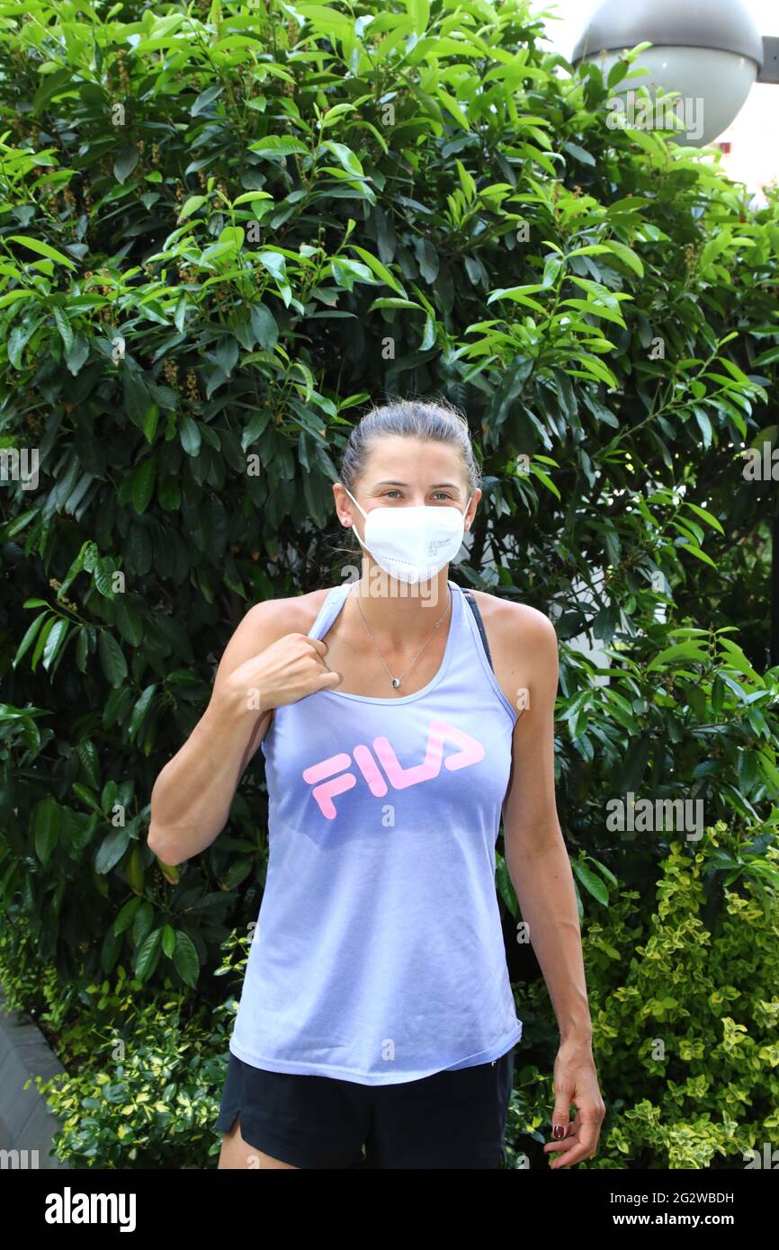 Warwara Alexandrowna Flink bei der Ankunft zur WTA Tour 2021 in Berlin