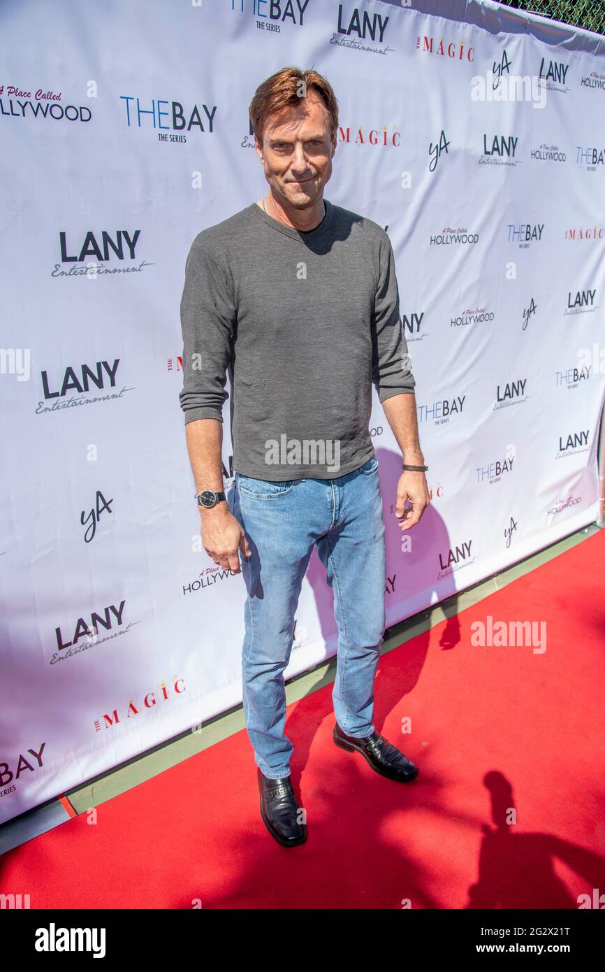 Los Angeles, USA. Juni 2021. Scott Travis nimmt am 12. Juni 2021 am BRANCHENTRESEN VON LANY Entertainment in der Privatresidenz in Los Angeles, CA Teil.Quelle: Eugene Powers/Alamy Live News Stockfoto