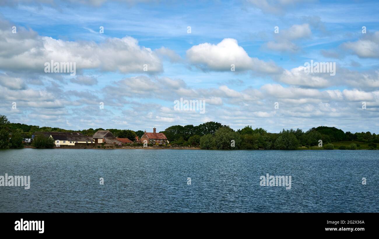 Landschaft am Arlington Reservoir Stockfoto