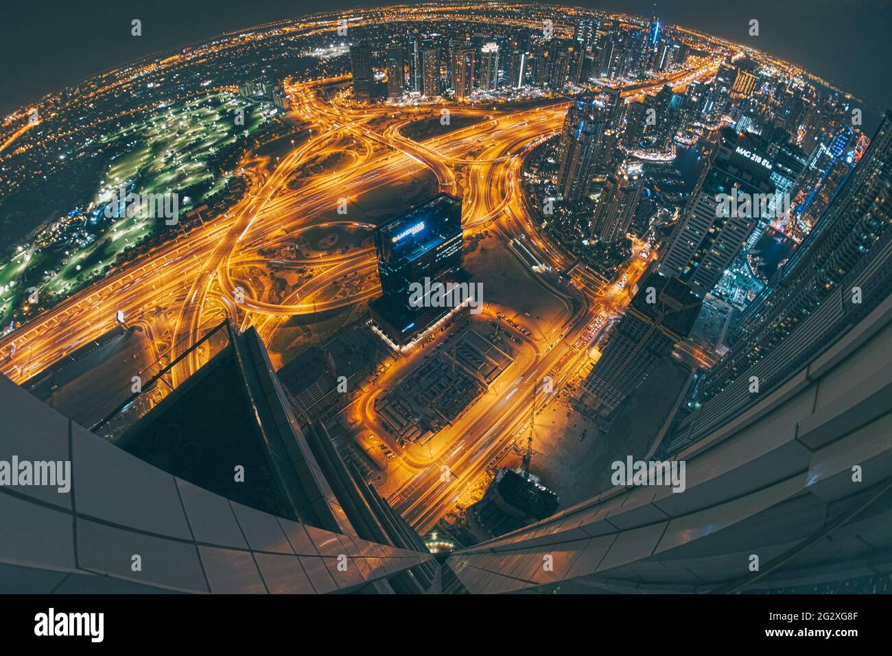 Geschäftiges Dubai Stockfoto