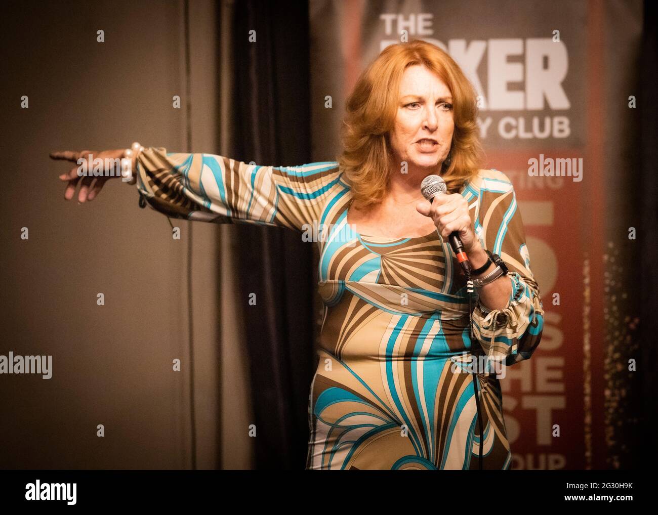 Pam Ford Stand-Up Comedian © Clarissa Debenham / Alamy Stockfoto