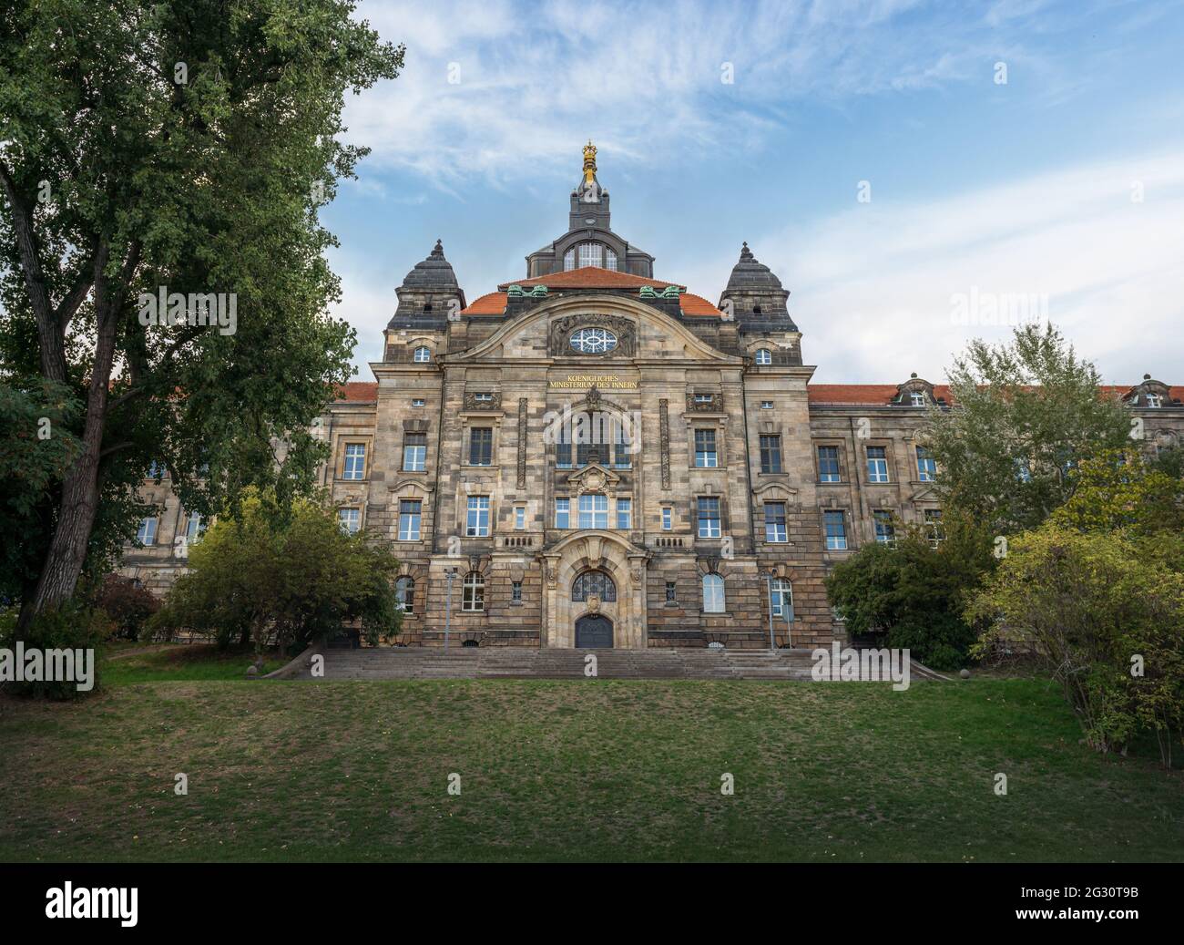 Sächsische Staatskanzlei - Dresden, Deutschland Stockfoto