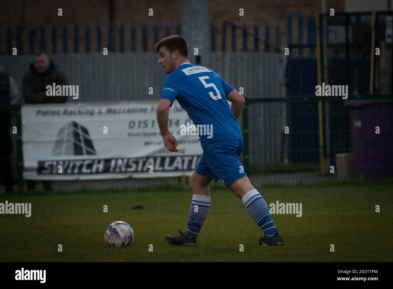 Birkenhead, England 19. Dezember 2020. North West Counties League First Division South Spiel zwischen Cammell Laird 1907 und New Mills. Stockfoto