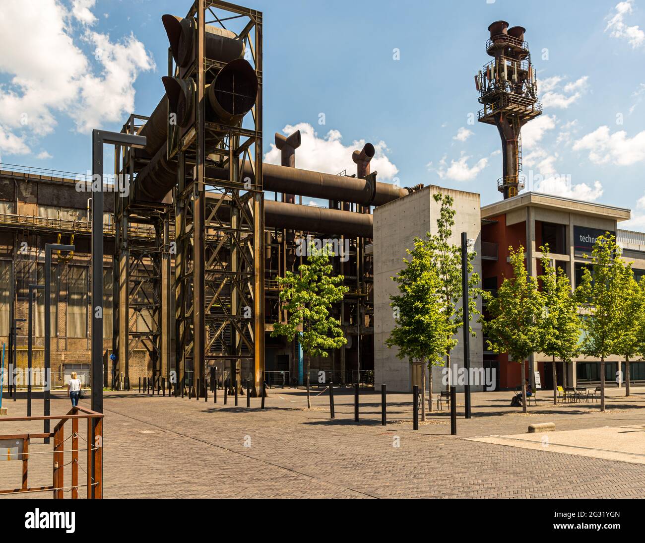 Campus Belval der Universität Luxemburg in Esch-sur-Alzette, Luxemburg Stockfoto