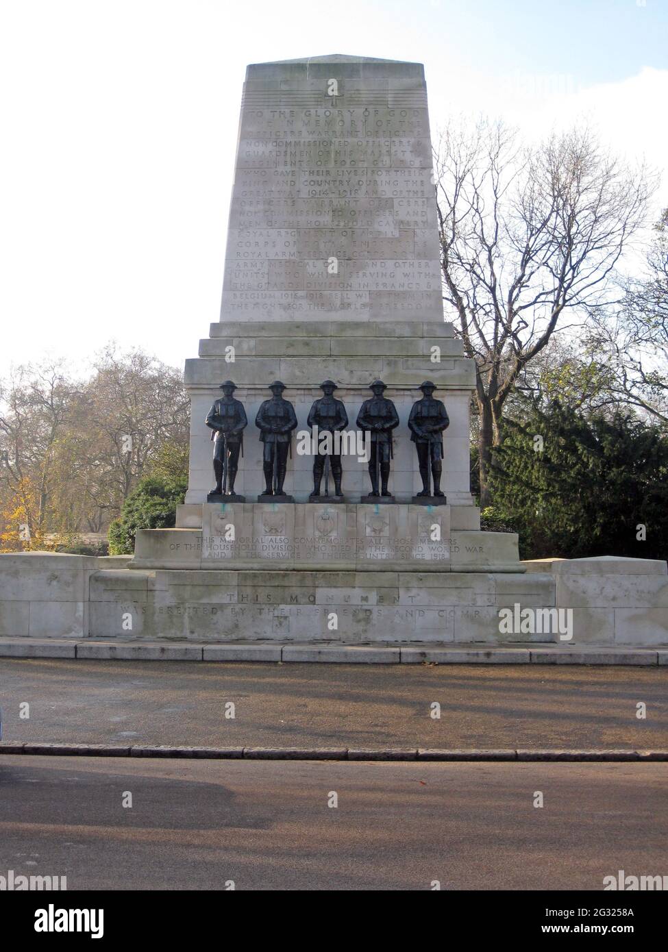 London, Großbritannien.Gedenkstätte zum Ersten Weltkrieg 1914-18 Stockfoto