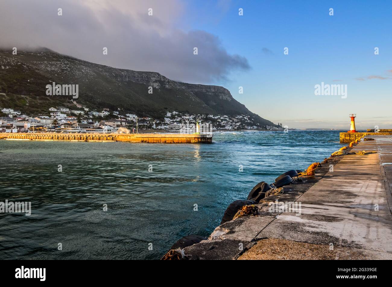 Kalk Bay Hafen in Kapstadt Südafrika Stockfoto