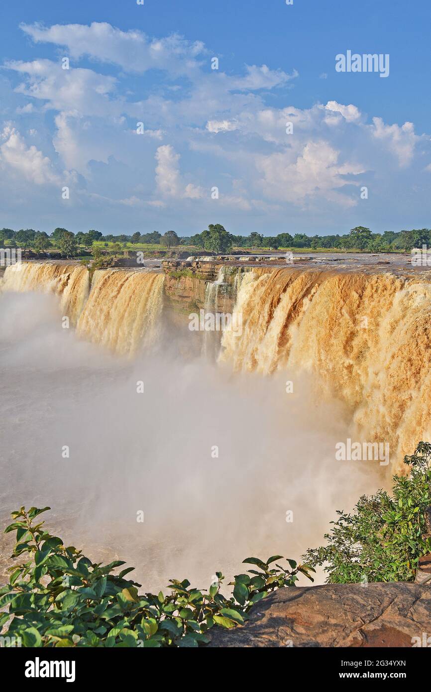 Chitrakote Wasserfälle, Chattishgarh, Indien Stockfoto