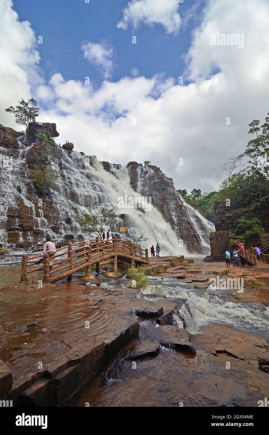 Timathgarh Wasserfälle, Kanger Valley National Park, Jagdalpur, Chattishgarh, Indien Stockfoto