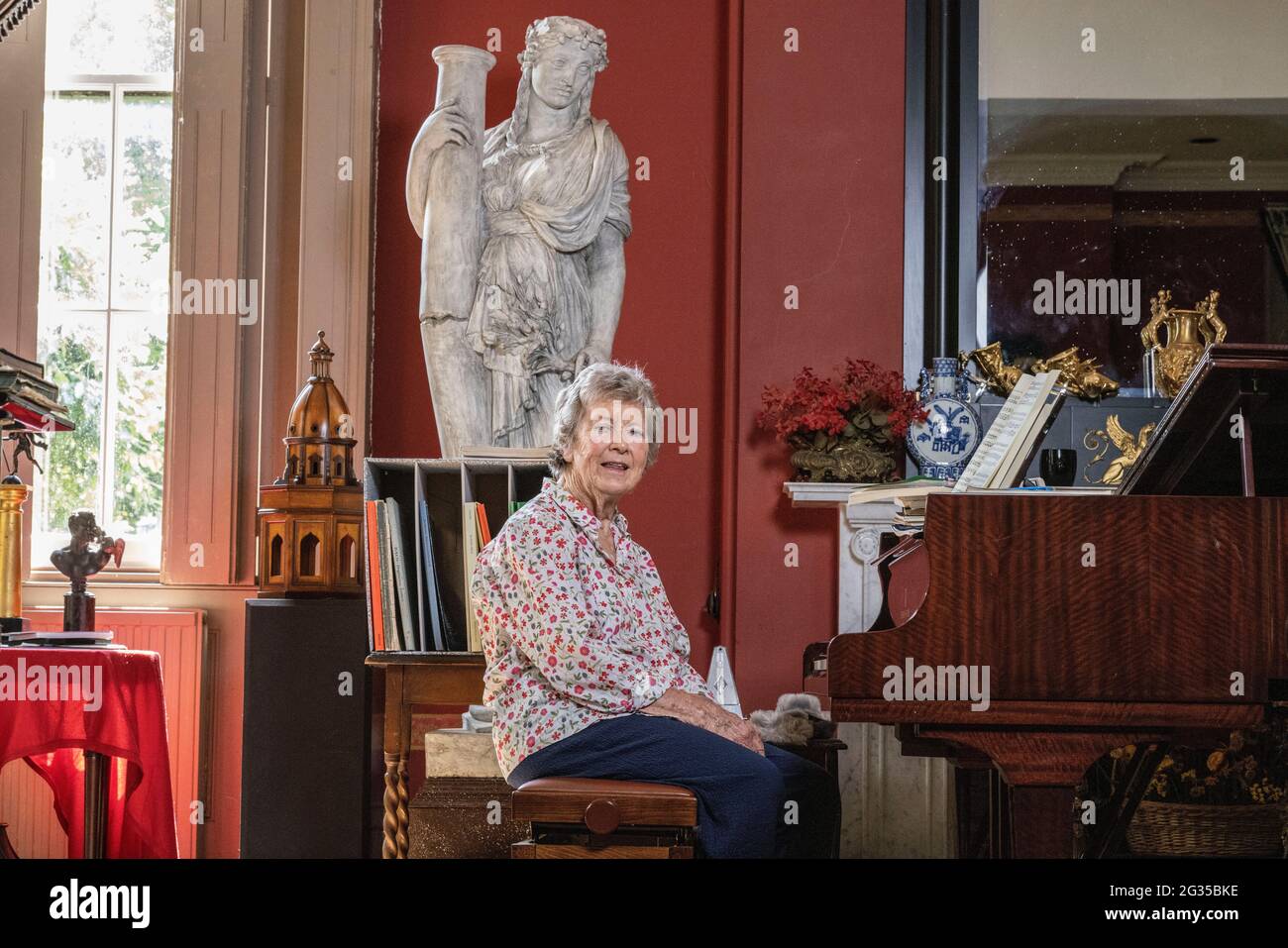 Dr. Caroline Jackson, ehemalige konservative Abgeordnete zu Hause in Abingdon. Stockfoto