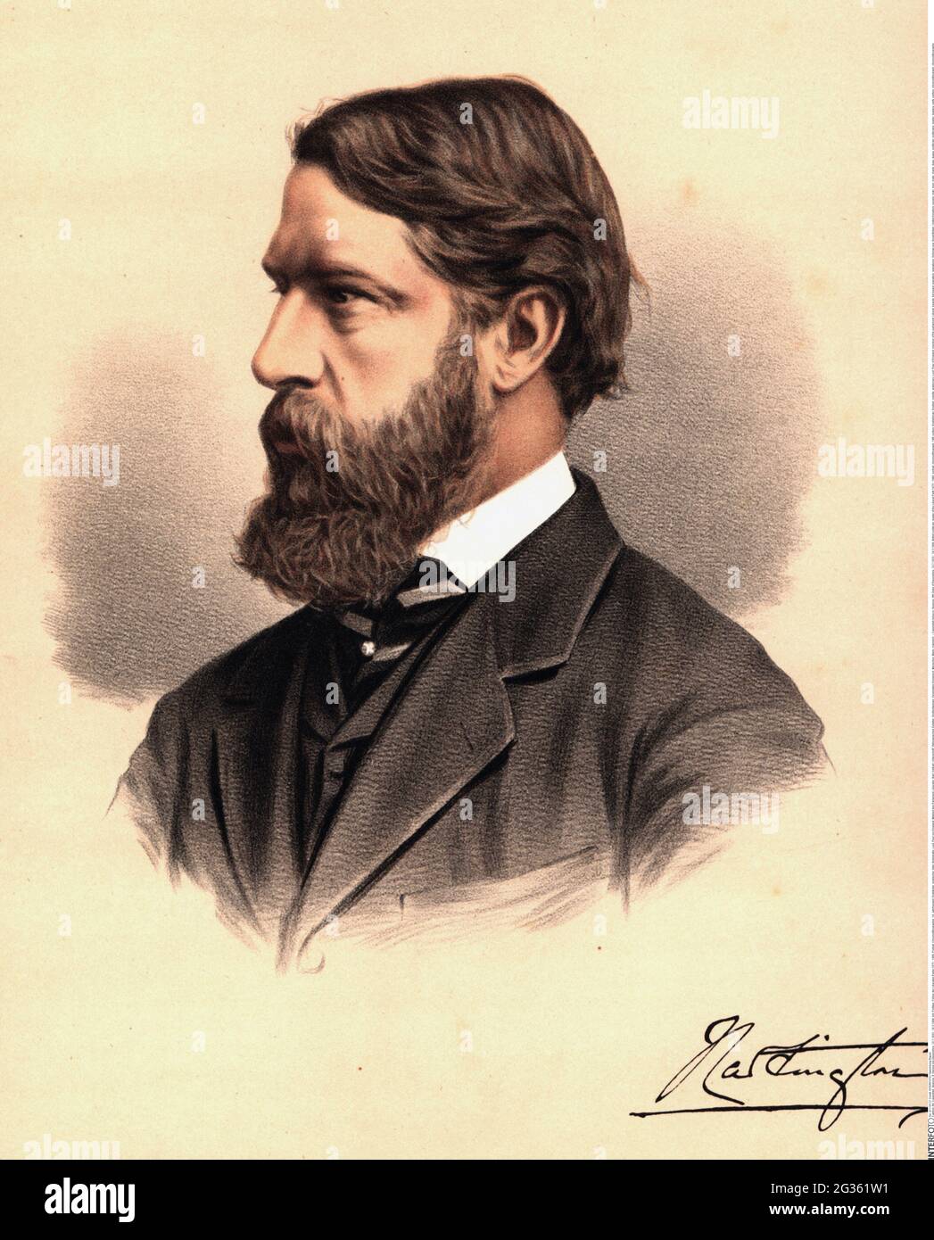 Cavendish Tobacco, Spencer, 8. Duke of Devonshire, 23.7.1833 - 24.3.1908, britischer Politiker, ZUSÄTZLICHE RECHTE-CLEARANCE-INFO-NOT-AVAILABLE Stockfoto