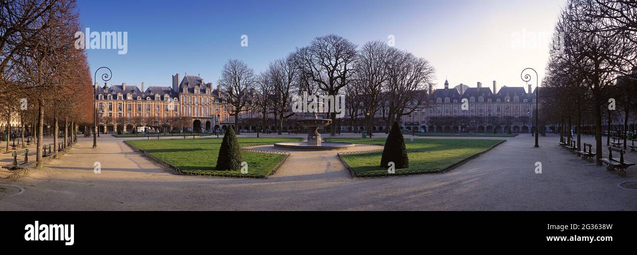 FRANKREICH. PARIS (75) PLATZ DER VOGESEN Stockfoto