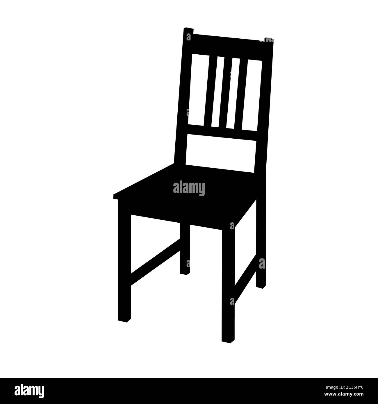 Stuhl symbol Schwarzweiß-Stockfotos und -bilder - Alamy