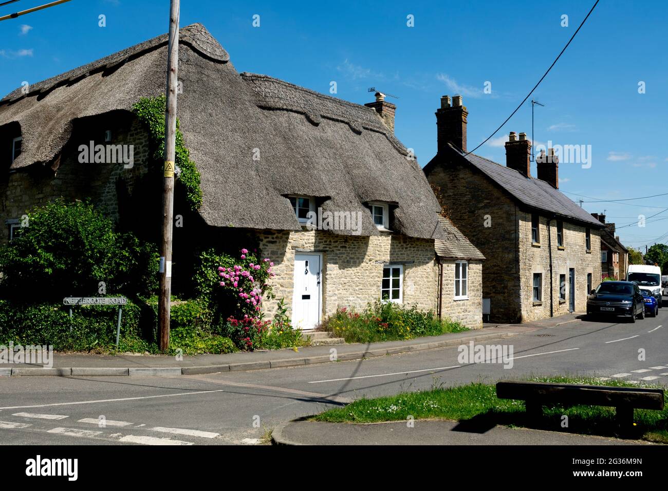 Tackley Village, Oxfordshire, England, Großbritannien Stockfoto