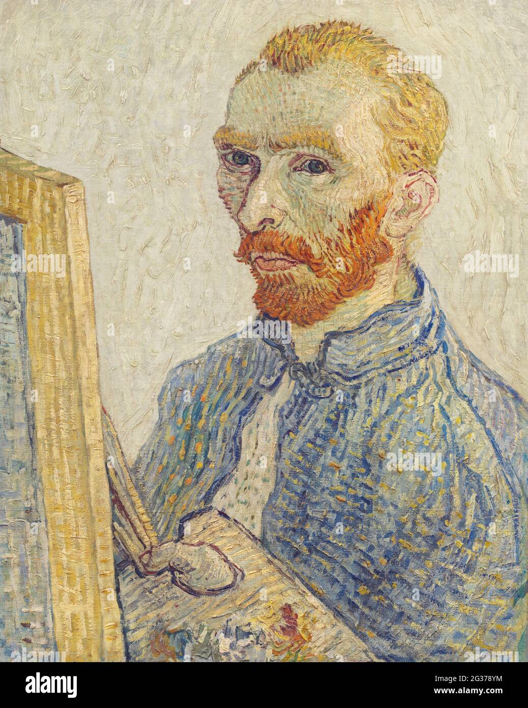 Kunst / Malerei – Portrait von Vincent van Gogh (1925–1928) von Vincent van Gogh. Stockfoto