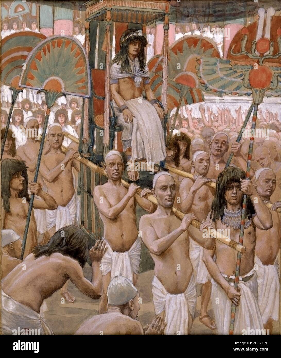 Die Glorie von Joseph Gouache Farbe auf Karton von James Tissot 1896-1902 Stockfoto