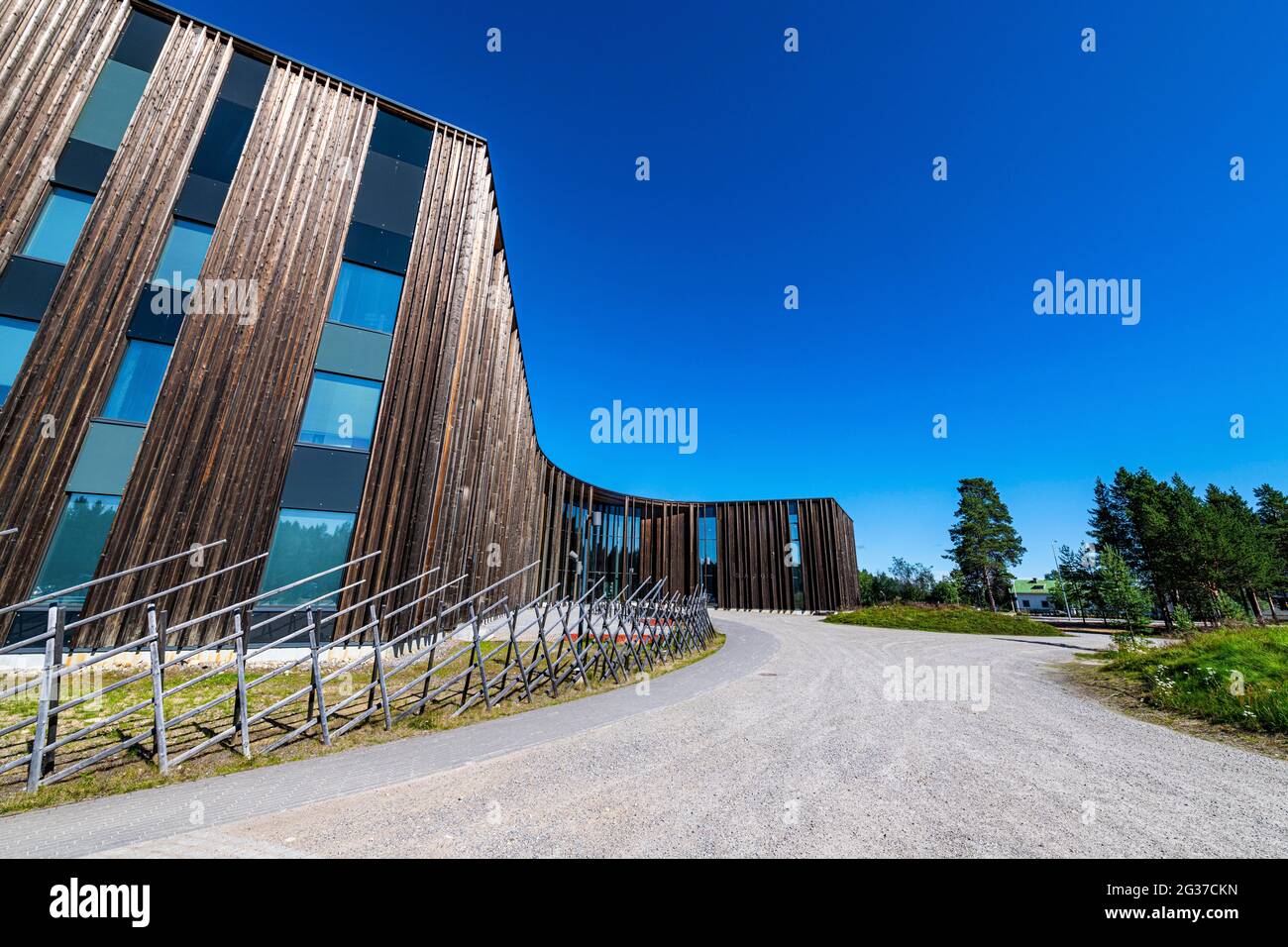 Siida-Museum für samische Kultur, Inari, Lappland, Finnland Stockfoto