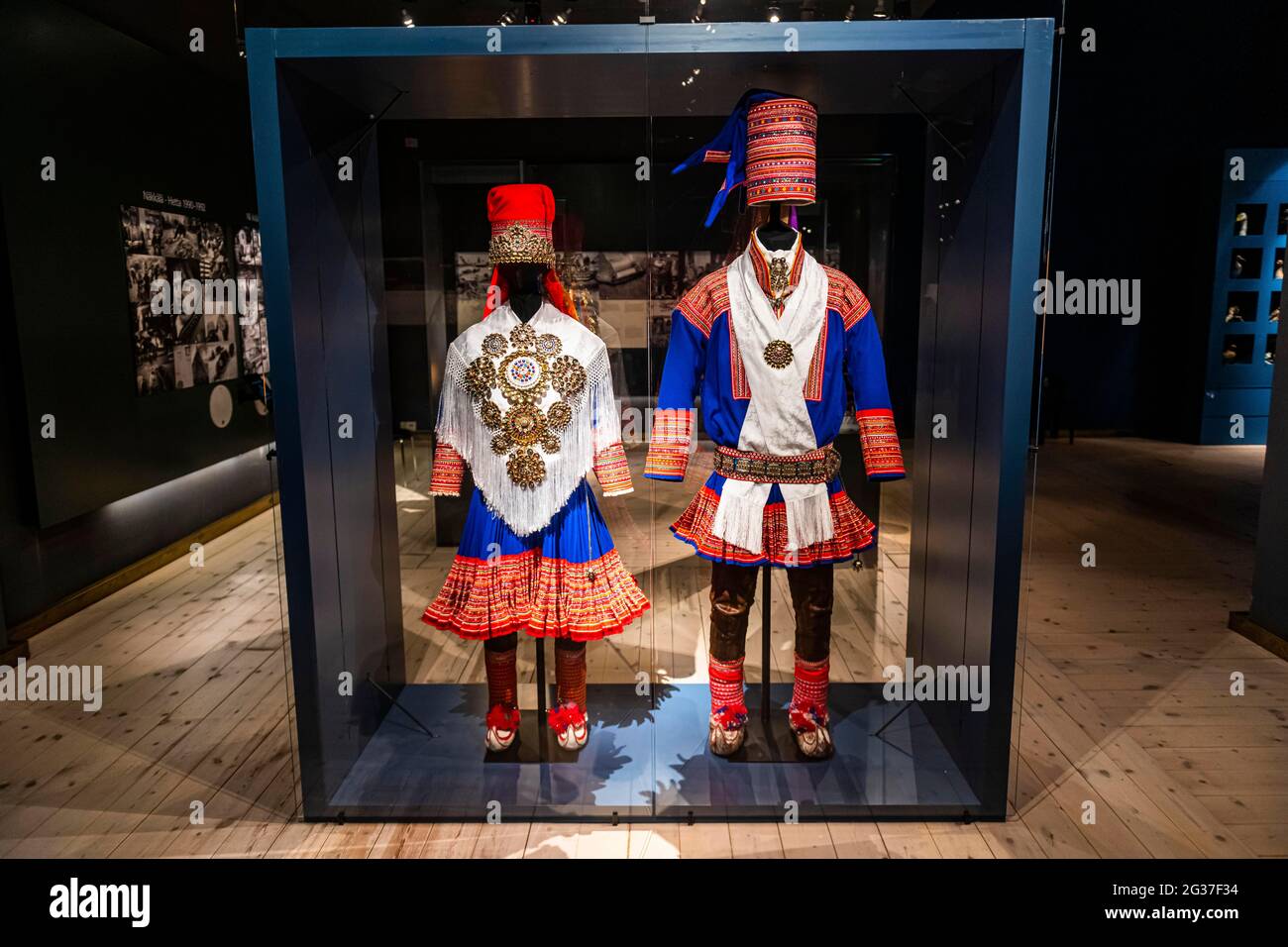 Arktikum Museum, Rovaniemi, Lappland, Finnland Stockfoto