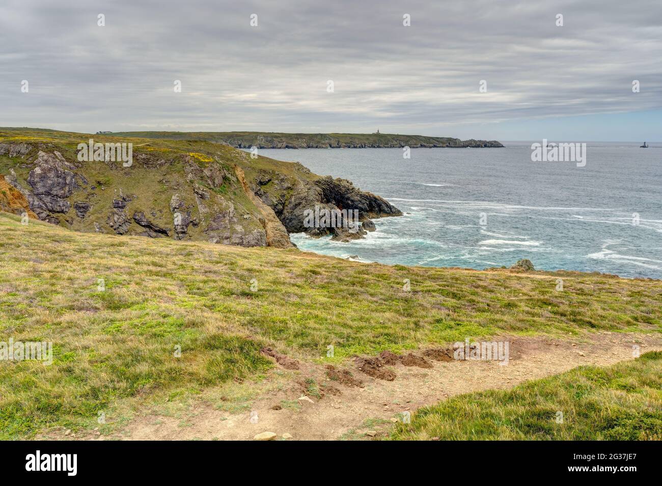 Baie des Trepasses, oder Bay of the Dead, Bretagne, Frankreich Stockfoto