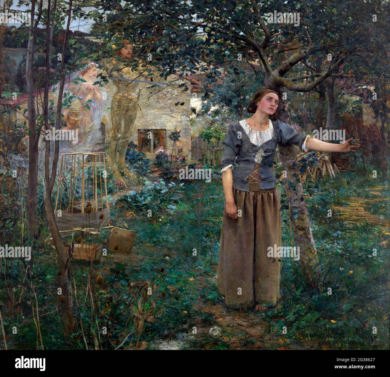 Jeanne d'Arc von Jules Bastien-Lepage (1848-1884), Öl auf Leinwand, 1879 Stockfoto