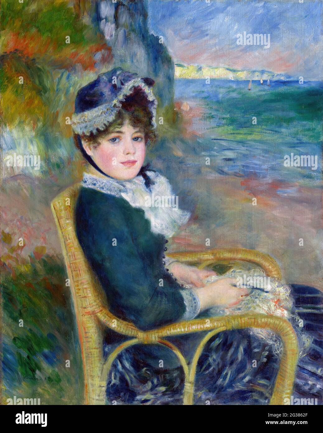 Von der Meeresküste von Pierre Auguste Renoir (1841-1919), Öl auf Leinwand, 1883 Stockfoto