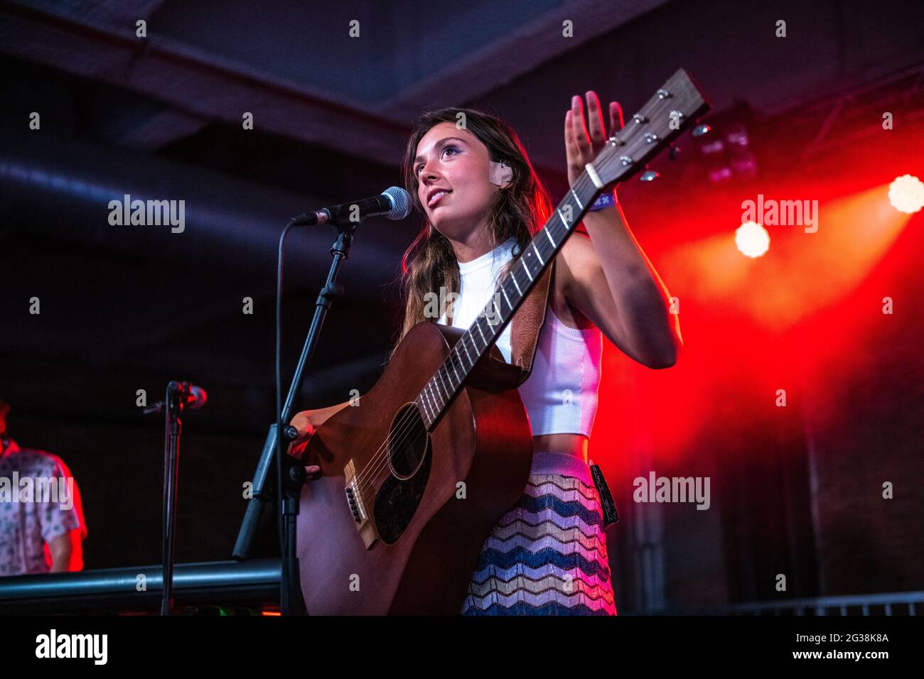 Maren bei Antiga Fàbrica Estrella Damm, Barcelona 12 Jun. 2021. Fotograf: Ale Espaliat Stockfoto