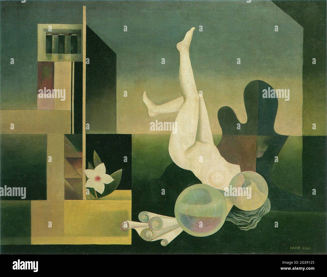 Harue Koga Kunstwerk mit dem Titel „Harsh Heritage – 1931“ Stockfoto